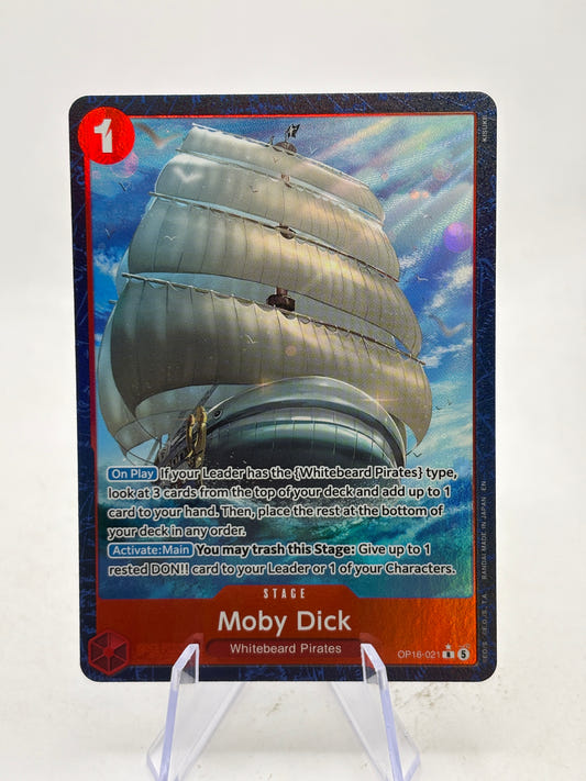 One Piece TCG OP16 - Moby Dick OP16-021 R* Alt Art NM