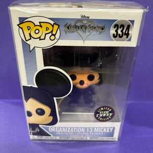Funko Pop Kingdom Hearts #334 Organization 13 Mickey Glow Chase FRENLY BRICKS - Open 7 Days
