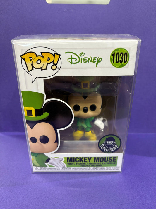 Mickey Mouse St Patricks Day - Pop Vinyl - 1030 - Disney - Popcultcha Exclusive (1) FRENLY BRICKS - Open 7 Days