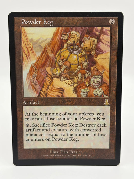 Magic The Gathering - Powder Keg Artifact #136/143 UDS 1999 Lightly Played FRENLY BRICKS - Open 7 Days