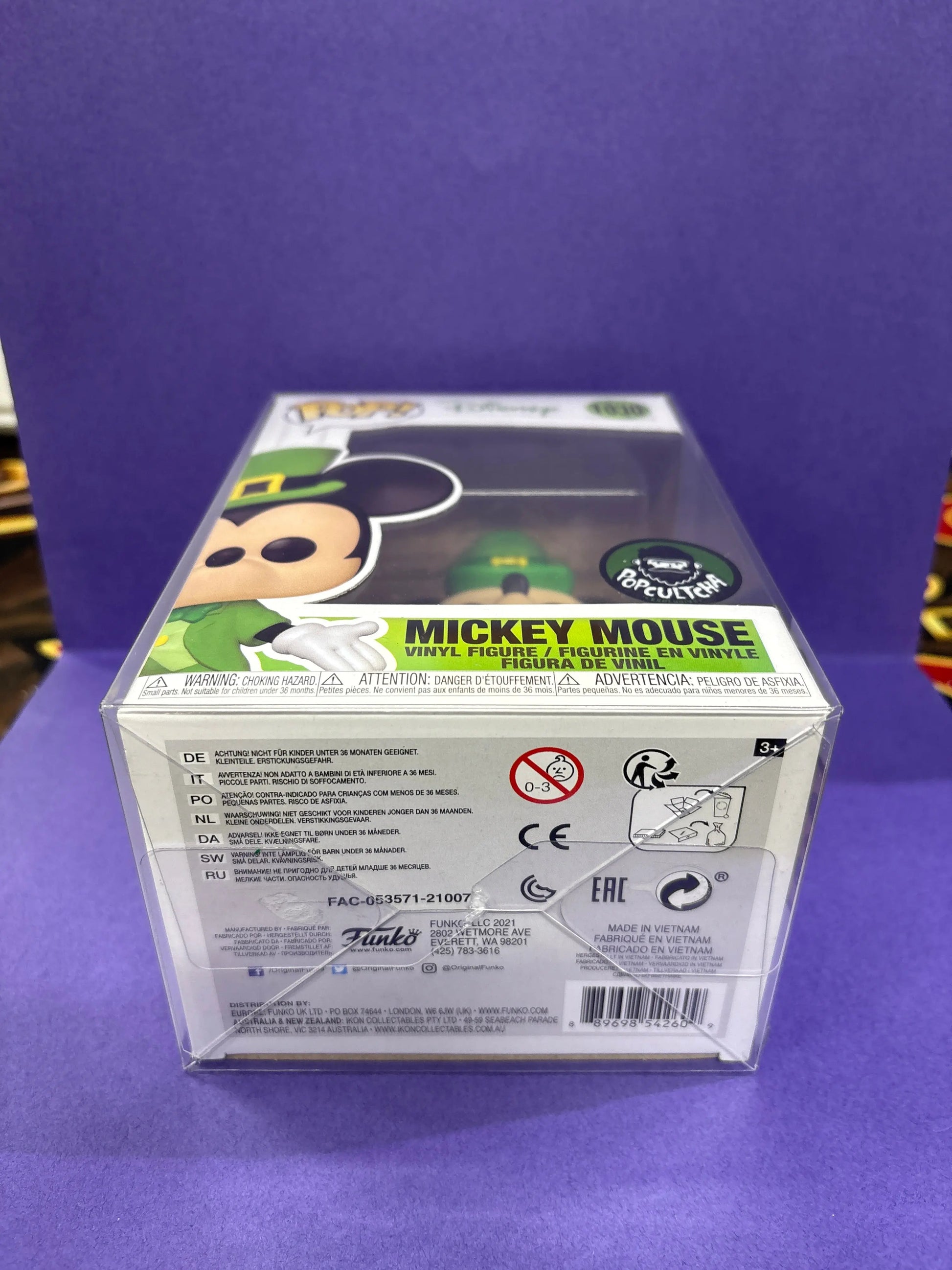 Mickey Mouse St Patricks Day - Pop Vinyl - 1030 - Disney - Popcultcha Exclusive (1) FRENLY BRICKS - Open 7 Days