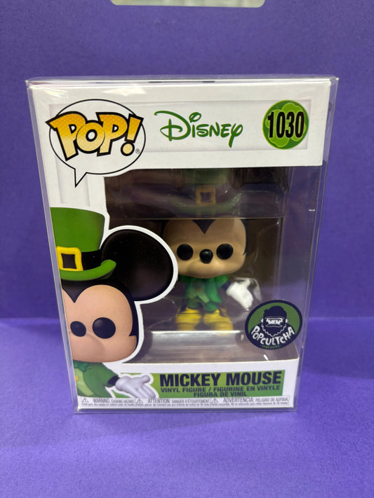 Mickey Mouse St Patricks Day - Pop Vinyl - 1030 - Disney - Popcultcha Exclusive (2) FRENLY BRICKS - Open 7 Days