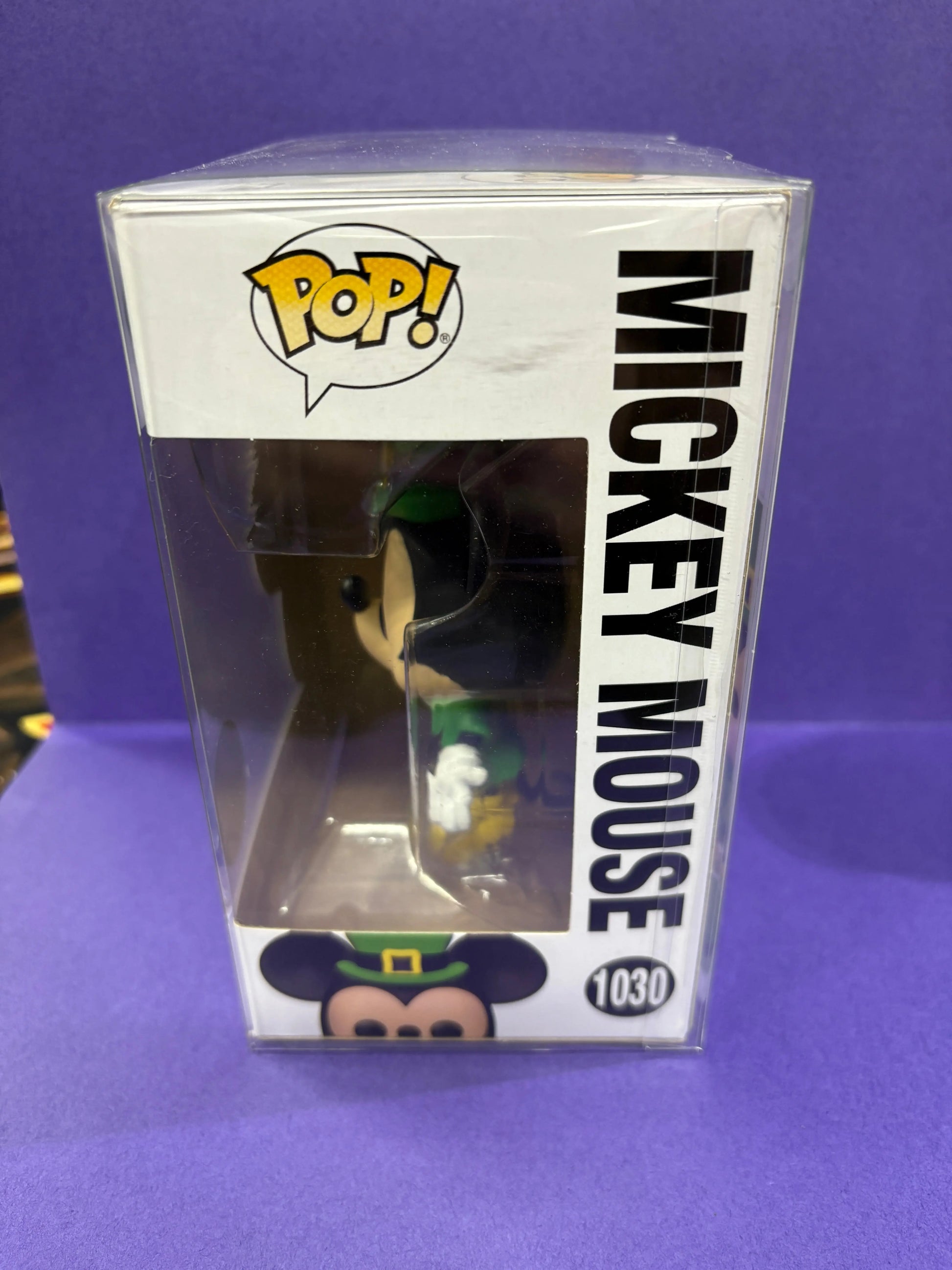 Mickey Mouse St Patricks Day - Pop Vinyl - 1030 - Disney - Popcultcha Exclusive (2) FRENLY BRICKS - Open 7 Days