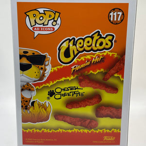 Funko POP! Ad Icons Cheetos Flamin Hot #117 Chester Cheetah Glow SE FRENLY BRICKS - Open 7 Days