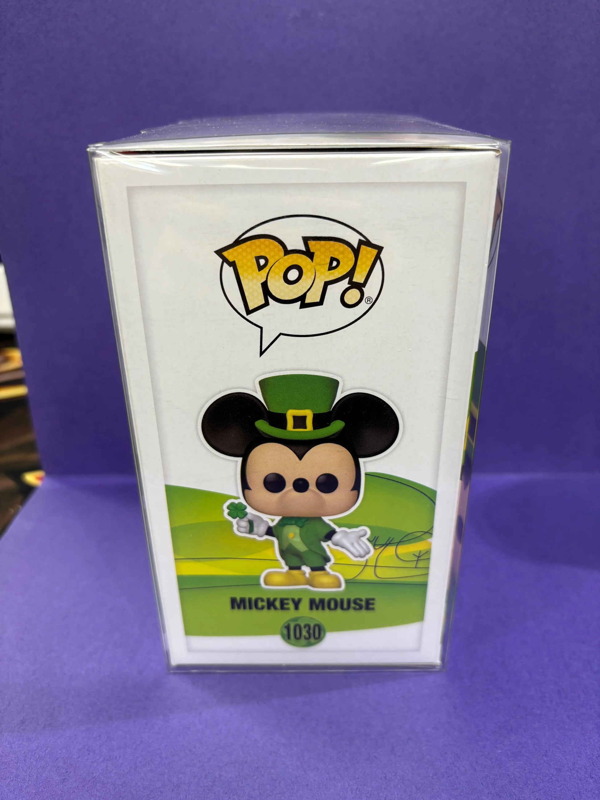 Mickey Mouse St Patricks Day - Pop Vinyl - 1030 - Disney - Popcultcha Exclusive (2) FRENLY BRICKS - Open 7 Days