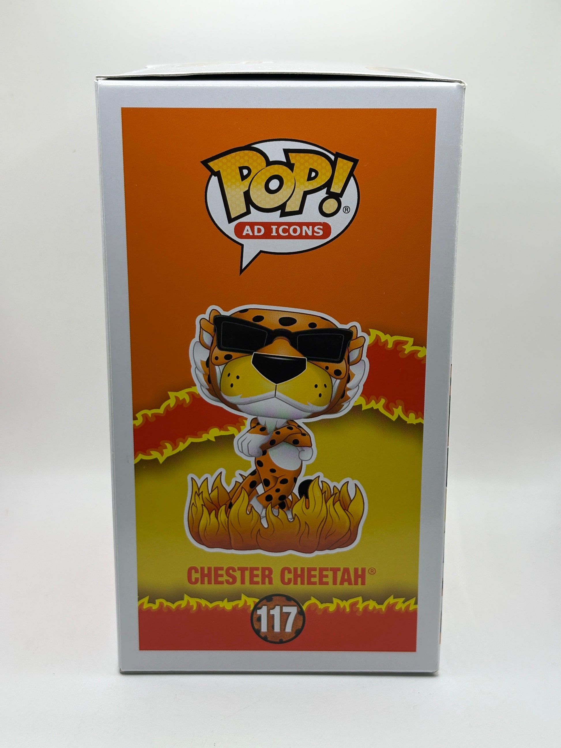 Funko POP! Ad Icons Cheetos Flamin Hot #117 Chester Cheetah Glow SE FRENLY BRICKS - Open 7 Days