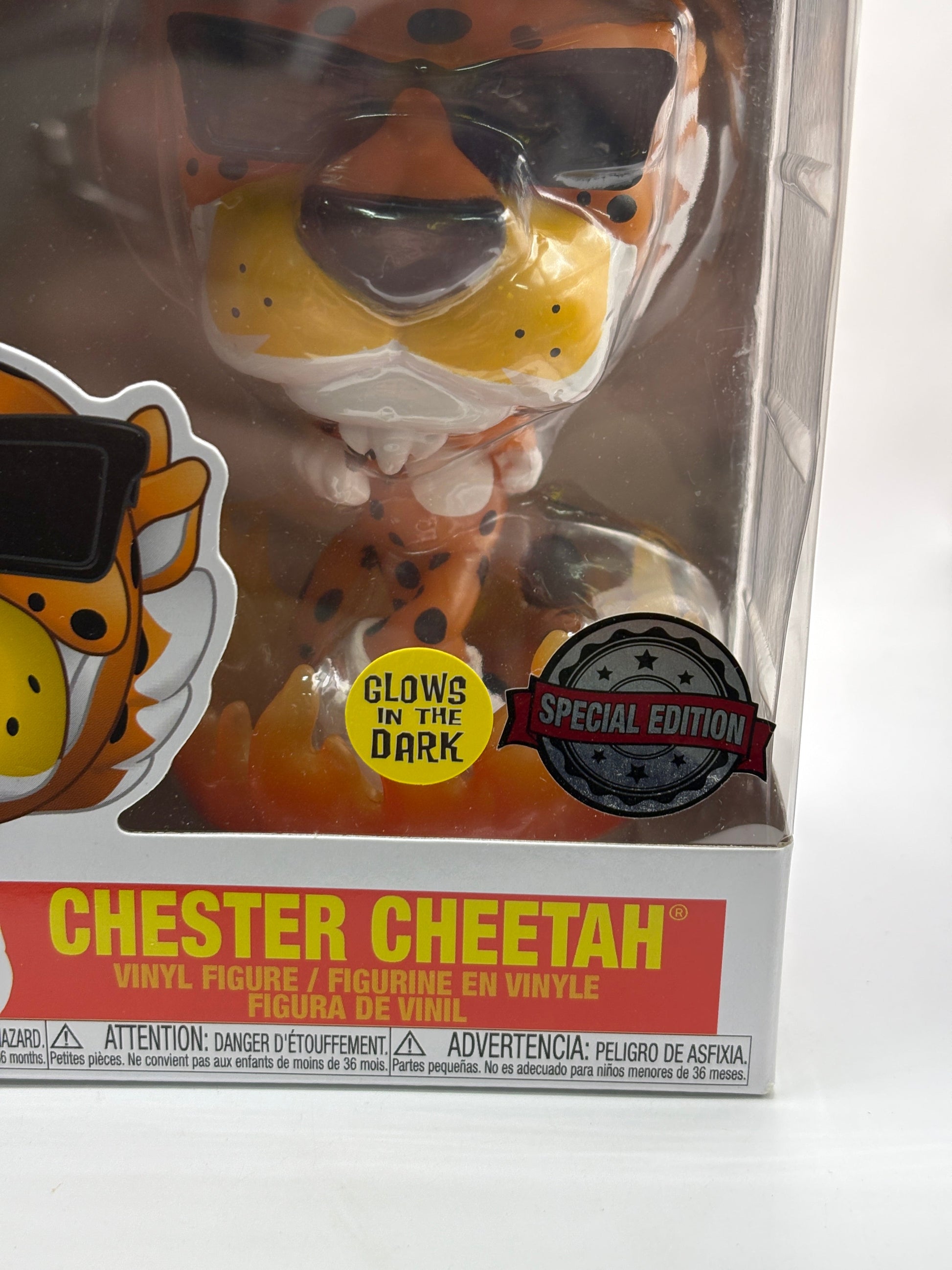 Funko POP! Ad Icons Cheetos Flamin Hot #117 Chester Cheetah Glow SE FRENLY BRICKS - Open 7 Days