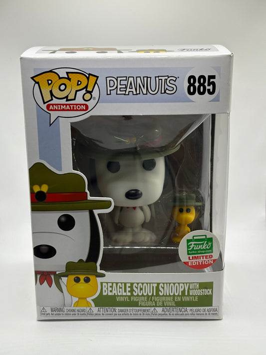 Funko POP! Animation Peanuts #885 Beagle Scout Snoopy funko limited Edition FRENLY BRICKS - Open 7 Days