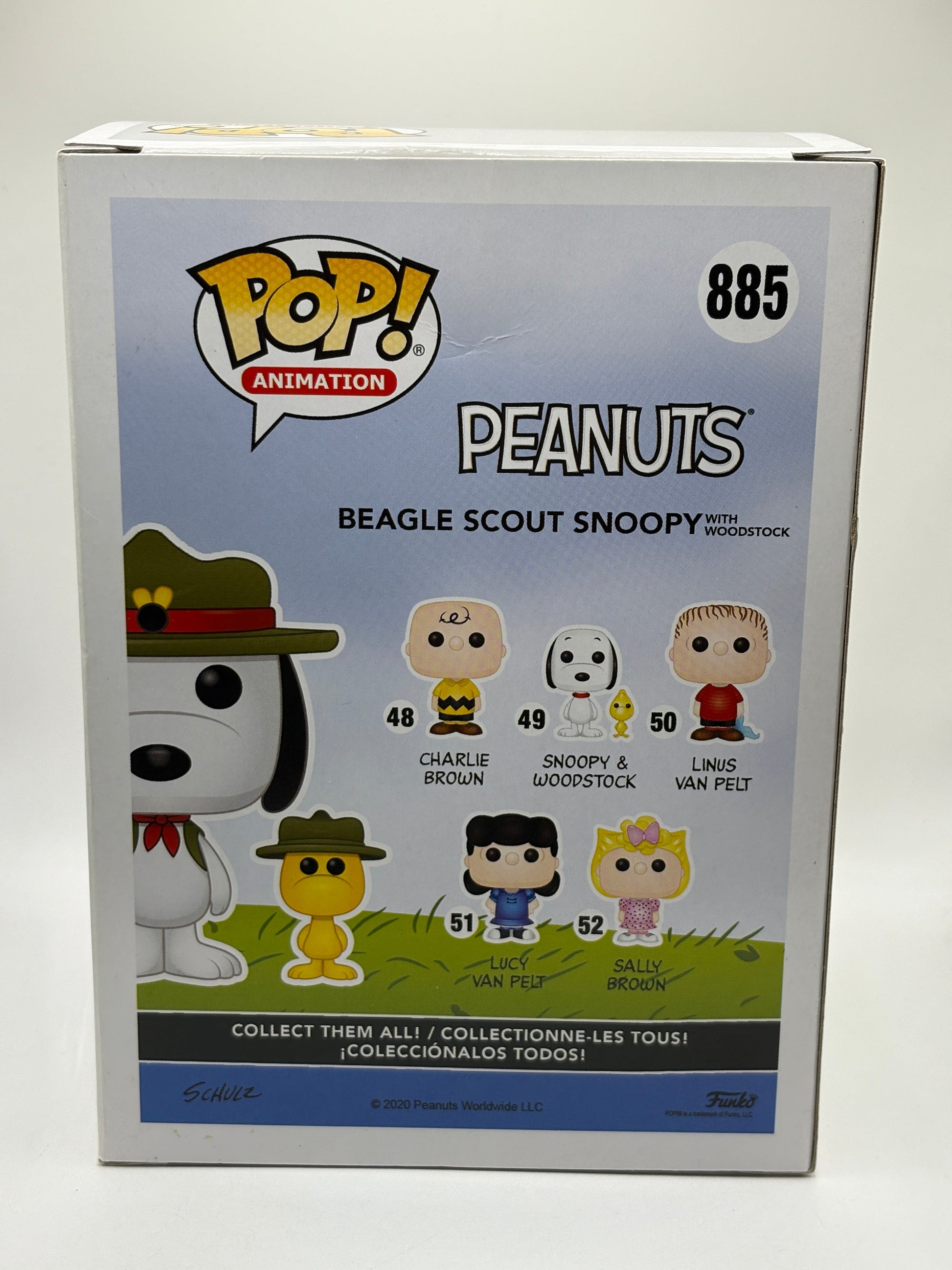 Funko POP! Animation Peanuts #885 Beagle Scout Snoopy funko limited Edition FRENLY BRICKS - Open 7 Days