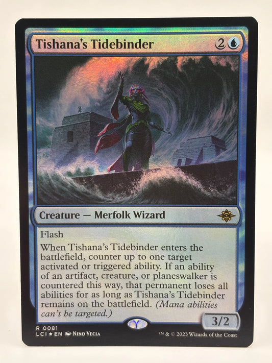 Magic The Gathering - Tishana’s Tidebinder Creature Merfolk Wizard R #0081 LCI NM FRENLY BRICKS - Open 7 Days