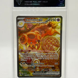 Pokemon TCG SV Stellar Crown - Dachsbun EX 169/142 SIR TCG 9 FRENLY BRICKS - Open 7 Days
