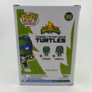 Funko Pop! MMPR x TMNT: Donatello as Black Power Ranger #105 - 2022 SDCC FRENLY BRICKS - Open 7 Days