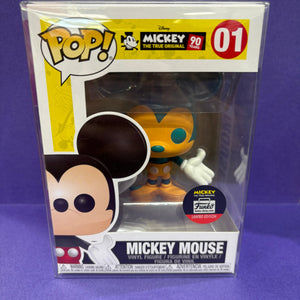 Limited Edition Funko Pop! Exclusive Disney #01 Mickey Mouse Orange and Teal FRENLY BRICKS - Open 7 Days