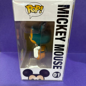 Limited Edition Funko Pop! Exclusive Disney #01 Mickey Mouse Orange and Teal FRENLY BRICKS - Open 7 Days