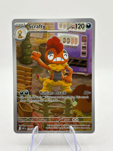 Pokemon TCG SV White Flare - Scrafty 139/086 Illustration Rare NM