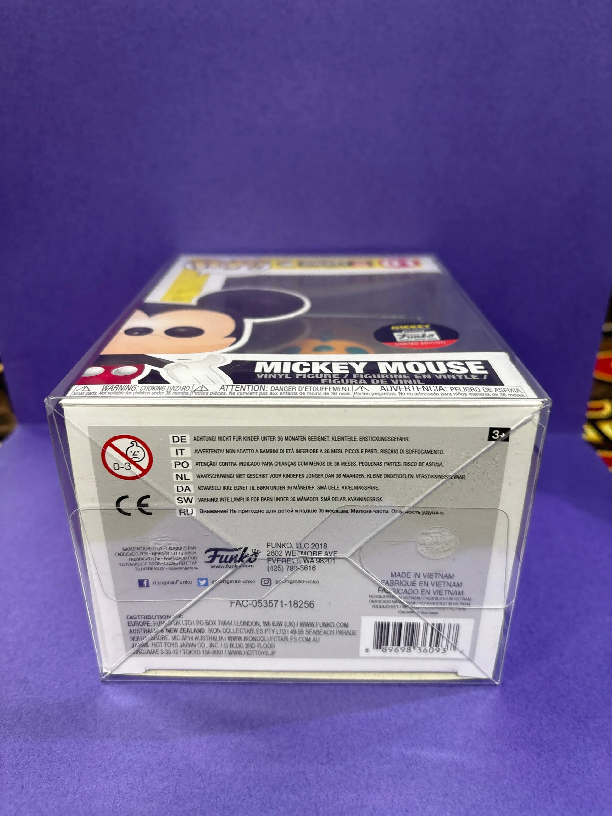 Limited Edition Funko Pop! Exclusive Disney #01 Mickey Mouse Orange and Teal FRENLY BRICKS - Open 7 Days