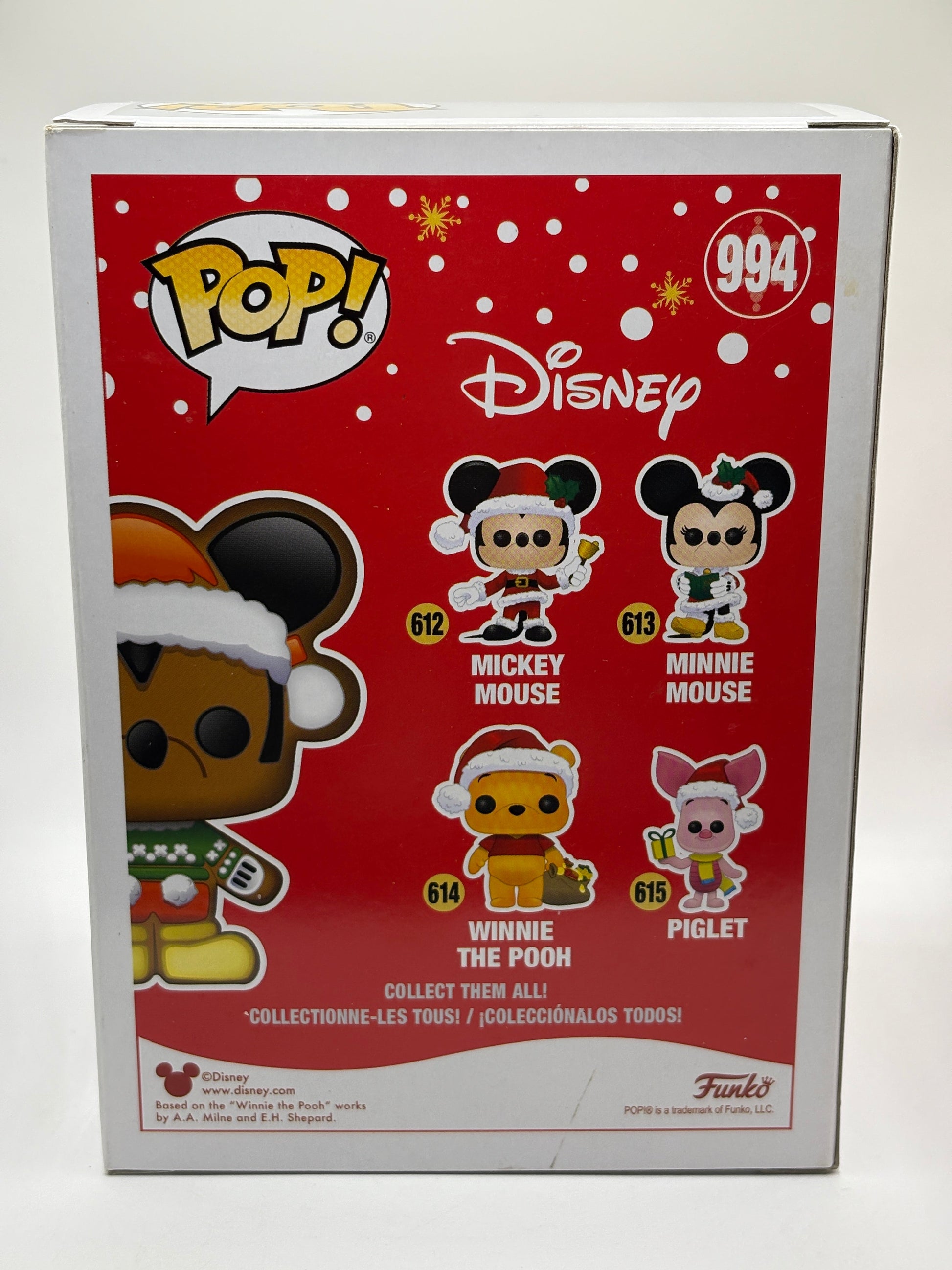 Funko POP! Disney #994 Gingerbread Mickey Mouse Funko shop Limited FRENLY BRICKS - Open 7 Days
