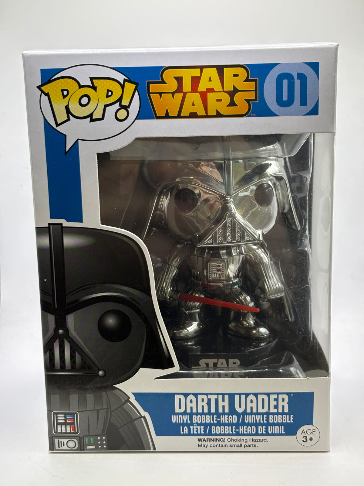 Funko POP! Star Wars #01 Darth Vader Chrome Vinyl Bobble-Head image 1