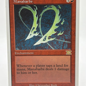 Magic The Gathering - Manabarbs Enchantment 1999 194/350 LP FRENLY BRICKS - Open 7 Days