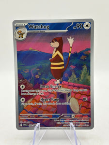 Pokemon TCG SV White Flare - Watchog 153/086 Illustration Rare Nm