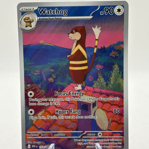 Pokemon TCG SV White Flare - Watchog 153/086 Illustration Rare Nm FRENLY BRICKS - Open 7 Days