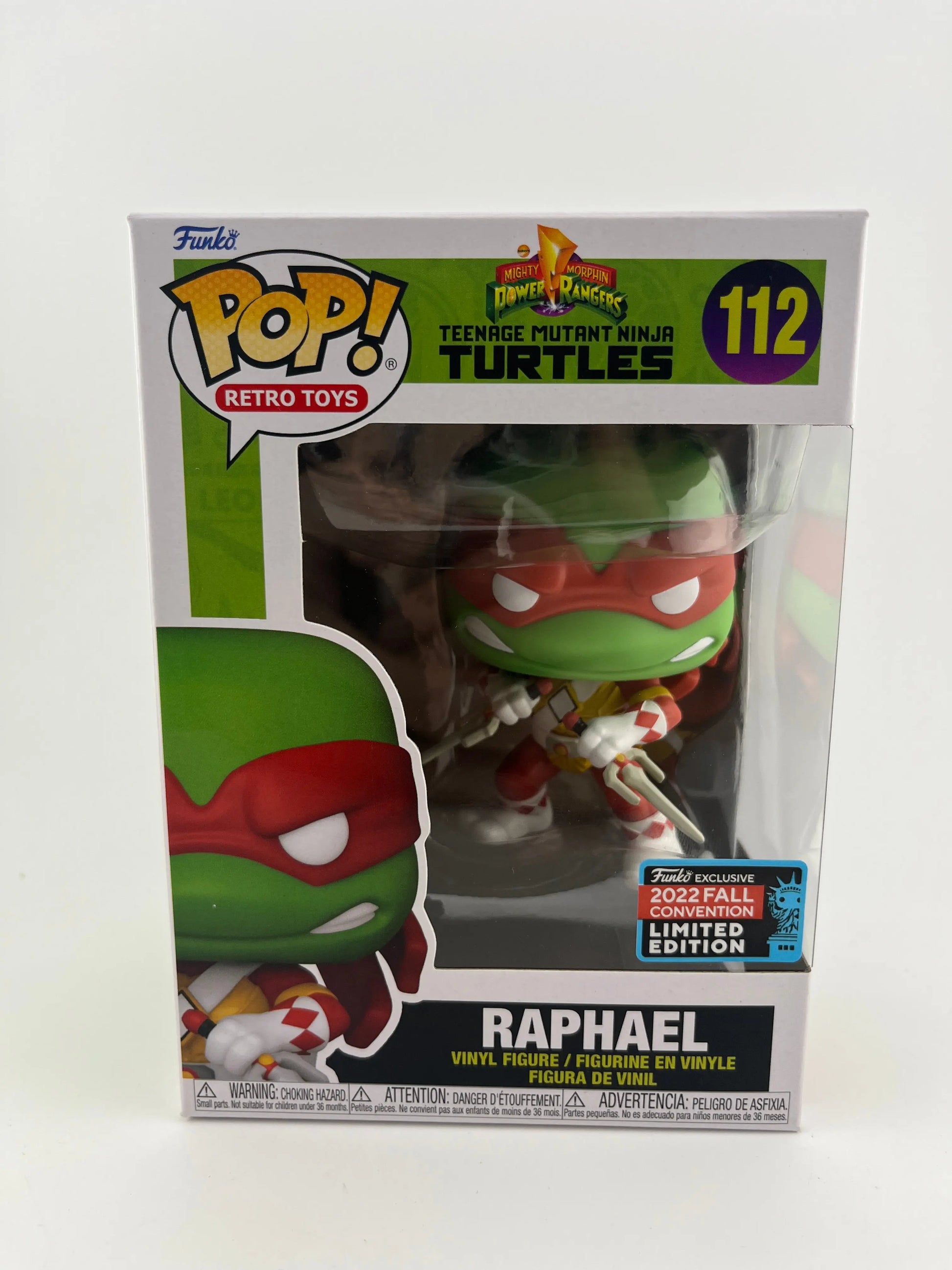 Funko Pop #112 Raphael as Red Ranger Teenage Mutant Ninja Turtles Vinyl Figure FRENLY BRICKS - Open 7 Days