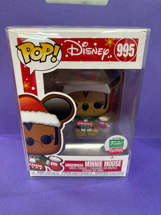Funko pop Gingerbread Minnie Mouse #995 Disney Funko Shop Limited Edition FRENLY BRICKS - Open 7 Days