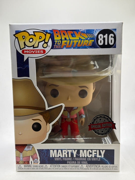 Funko POP! Movies Back to the Future #816 Marty Mcfly Special Edition Vinyl Figure