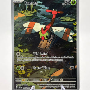 Pokemon TCG SV Destined Rivals - Yanma 183/182 Illustration Rare NM FRENLY BRICKS - Open 7 Days