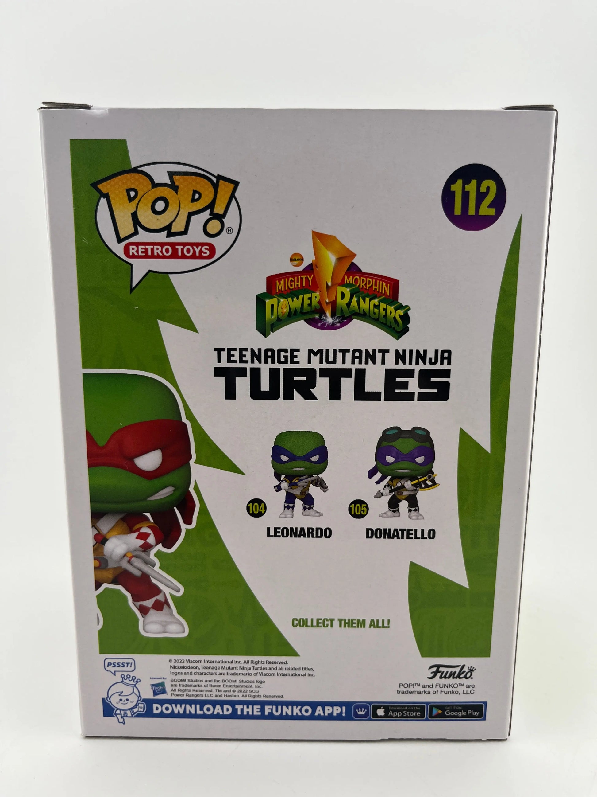 Funko Pop #112 Raphael as Red Ranger Teenage Mutant Ninja Turtles Vinyl Figure FRENLY BRICKS - Open 7 Days