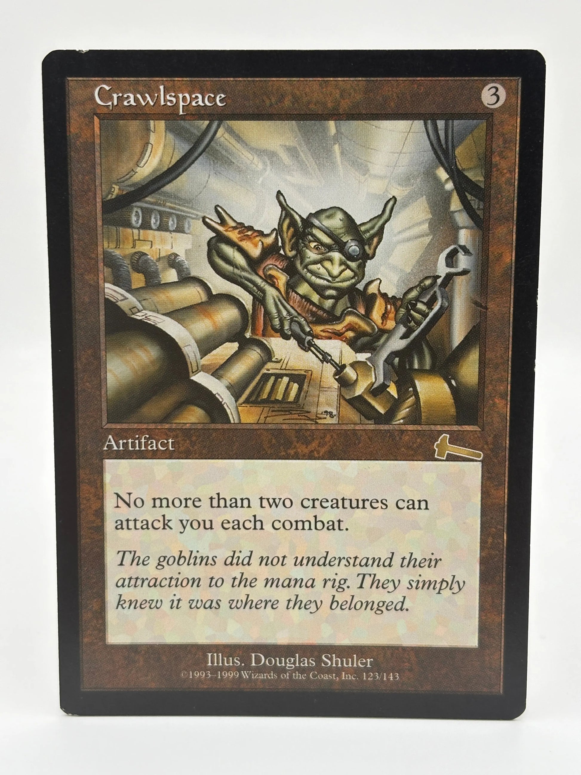 Magic The Gathering - Crawlspace Artifact 1999 #123/143 LP FRENLY BRICKS - Open 7 Days