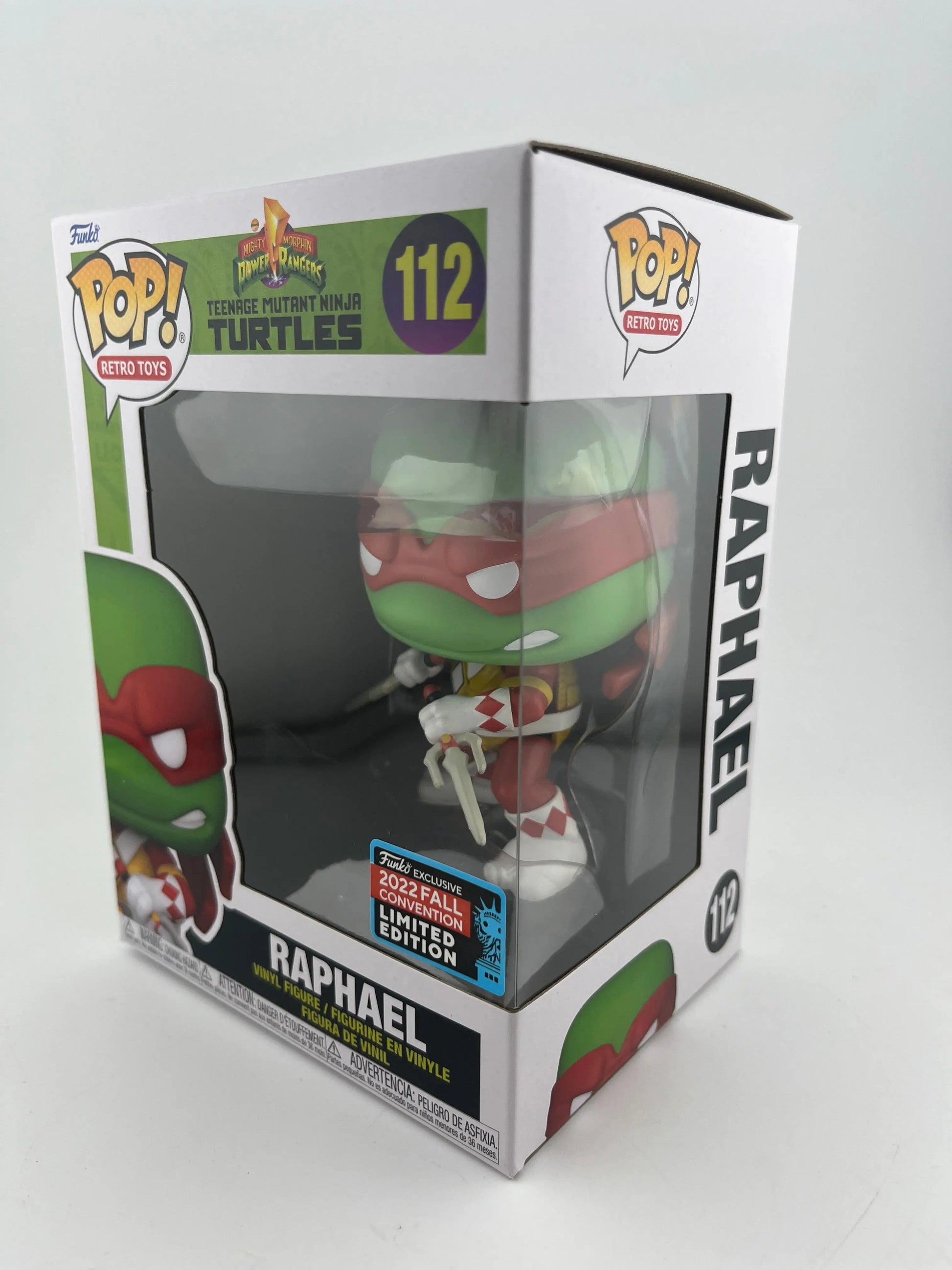 Funko Pop #112 Raphael as Red Ranger Teenage Mutant Ninja Turtles Vinyl Figure FRENLY BRICKS - Open 7 Days