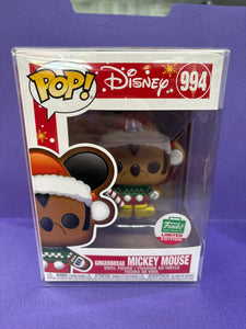 Funko pop Gingerbread Mickey Mouse #994 Disney Funko Shop Limited Edition