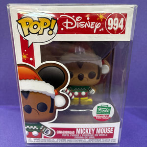 Funko pop Gingerbread Mickey Mouse #994 Disney Funko Shop Limited Edition FRENLY BRICKS - Open 7 Days