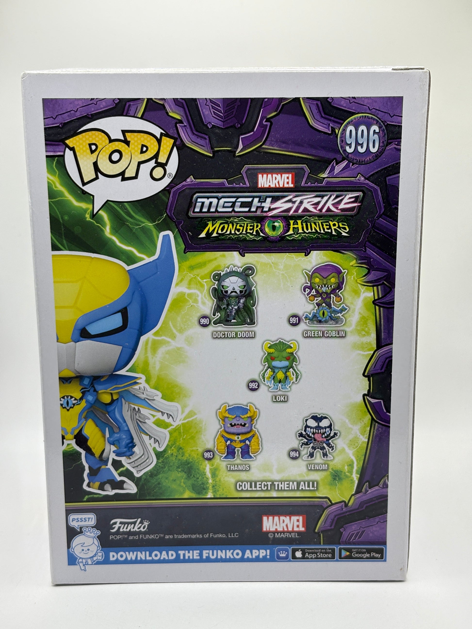 Funko POP! Marvel Mech Strike #996 Wolverine funko.com Exclusive FRENLY BRICKS - Open 7 Days