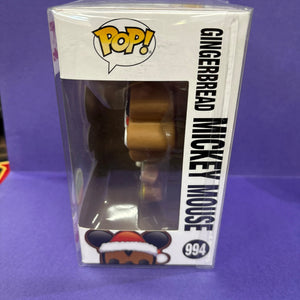 Funko pop Gingerbread Mickey Mouse #994 Disney Funko Shop Limited Edition FRENLY BRICKS - Open 7 Days