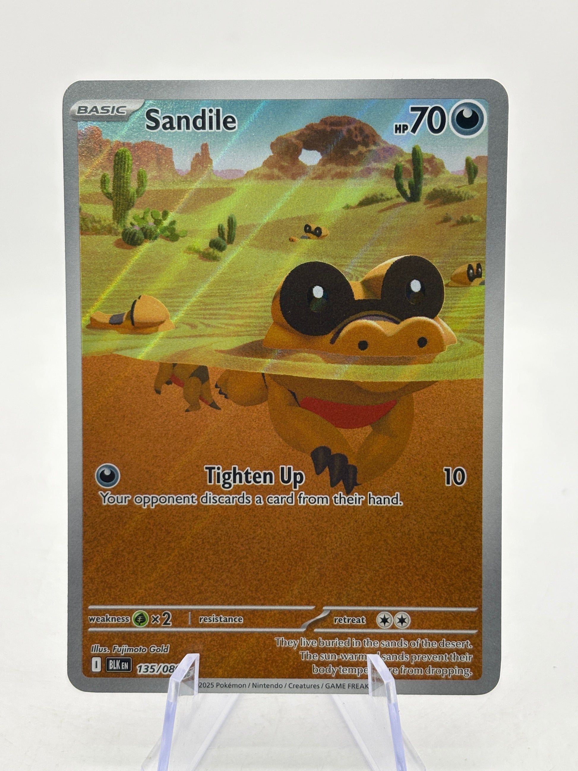 Pokemon TCG SV Black Bolt - Sandile 135/086 Illustration Rare LP – FRENLY  BRICKS