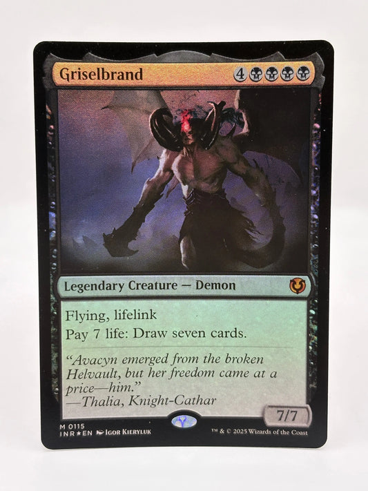 Magic The Gathering - Griselbrand Foil Legendary Creature M #0115 INR LP FRENLY BRICKS - Open 7 Days