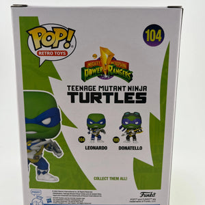 Funko POP! Power Rangers + Teenage Mutant Ninja Turtles Leonardo #104 2022 SDCC FRENLY BRICKS - Open 7 Days