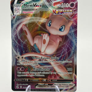 Mew VMAX 114/264 Holo VMAX Rare Fusion Strike Pokemon Near Mint FRENLY BRICKS - Open 7 Days