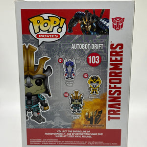 Funko POP! Movies Authentic Transformers #103 Autobot Drift Vinyl Figure FRENLY BRICKS - Open 7 Days