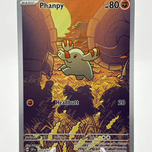 Pokemon TCG SV Surging Sparks - Phanpy 205/191 Illustration Rare Nm FRENLY BRICKS - Open 7 Days