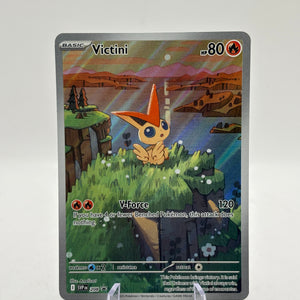 Pokemon TCG SVP Promos - Victini SVP208 Illustration Rare Promo NM FRENLY BRICKS - Open 7 Days
