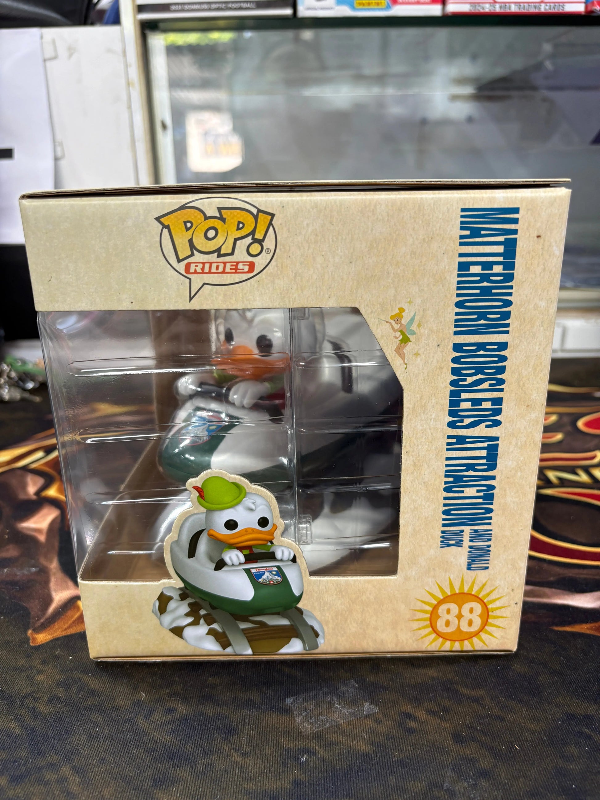 Funko Pop! Rides #88 Matterhorn Bobsleds Attraction And Donald Duck FRENLY BRICKS - Open 7 Days