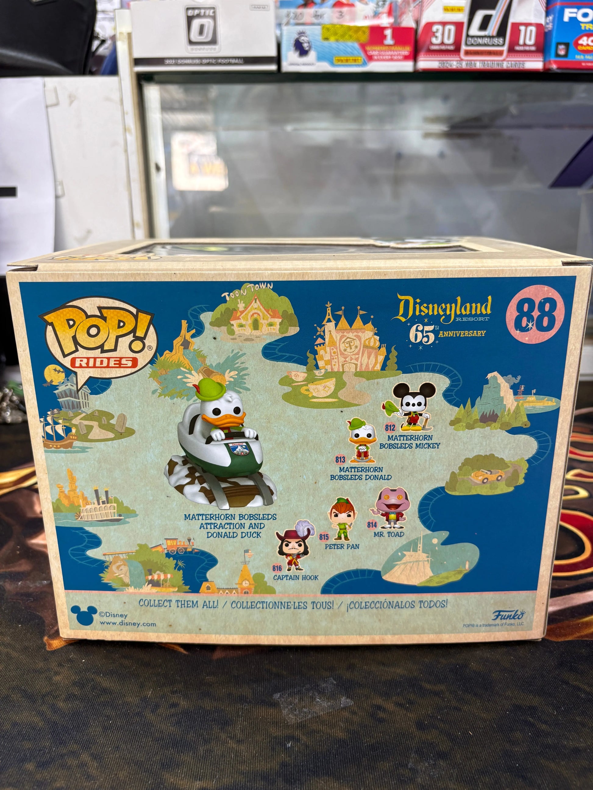 Funko Pop! Rides #88 Matterhorn Bobsleds Attraction And Donald Duck FRENLY BRICKS - Open 7 Days