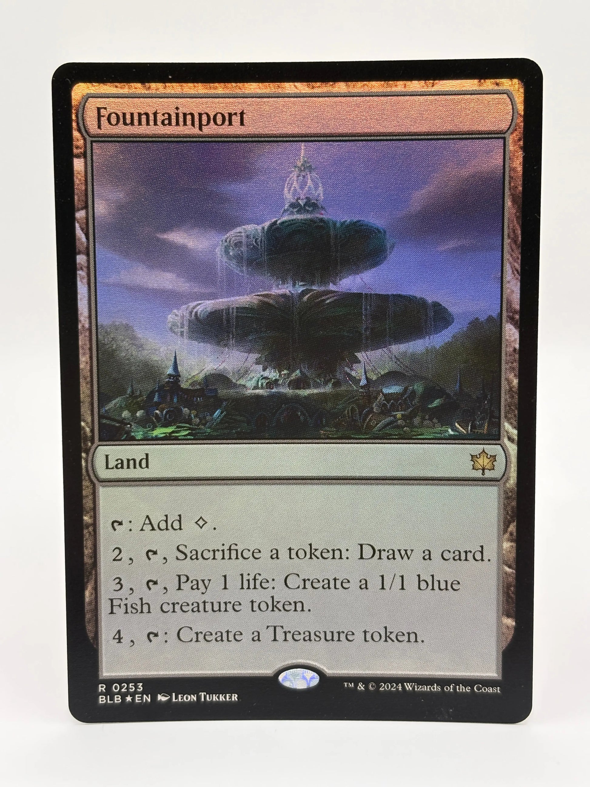 Magic The Gathering - Fountainport Land Foil R #0253 BLB Near Mint FRENLY BRICKS - Open 7 Days