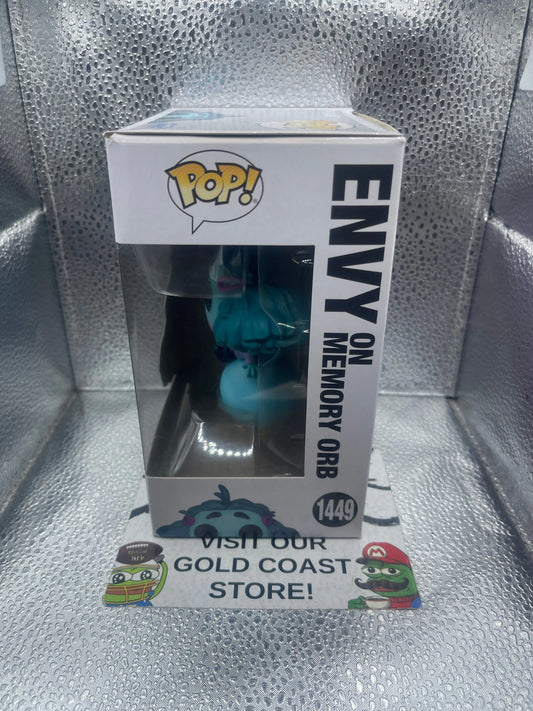 Funko POP! Disney Inside Out 2 #1449 Envy on Memory Orb FRENLY BRICKS - Open 7 Days
