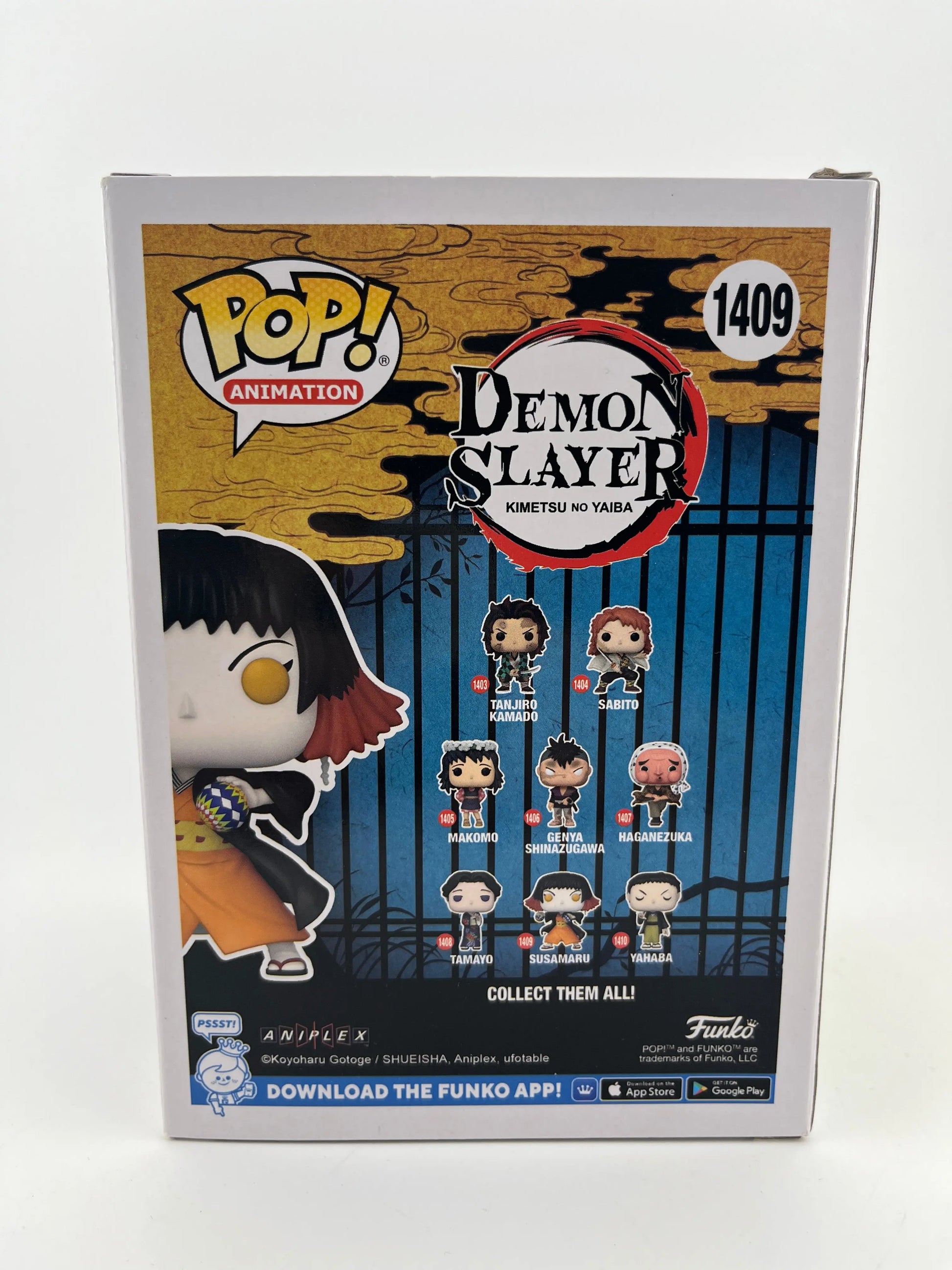 Funko POP Vinyl Animation Demon Slayer Susamaru #1409 Limit Glow Chase Exclusive FRENLY BRICKS - Open 7 Days