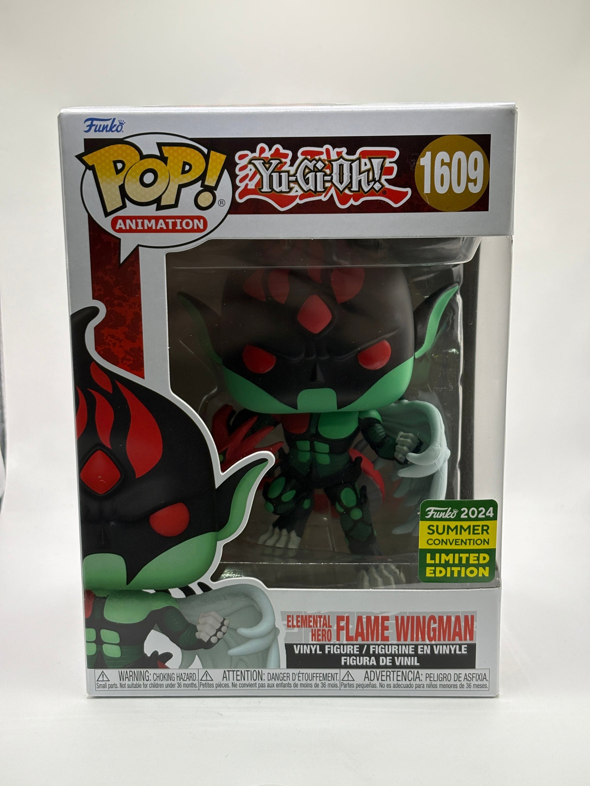 Funko POP! Animation Yu-Gi-Oh! #1609 Elemental Hero Flame Wingman 2024 FRENLY BRICKS - Open 7 Days