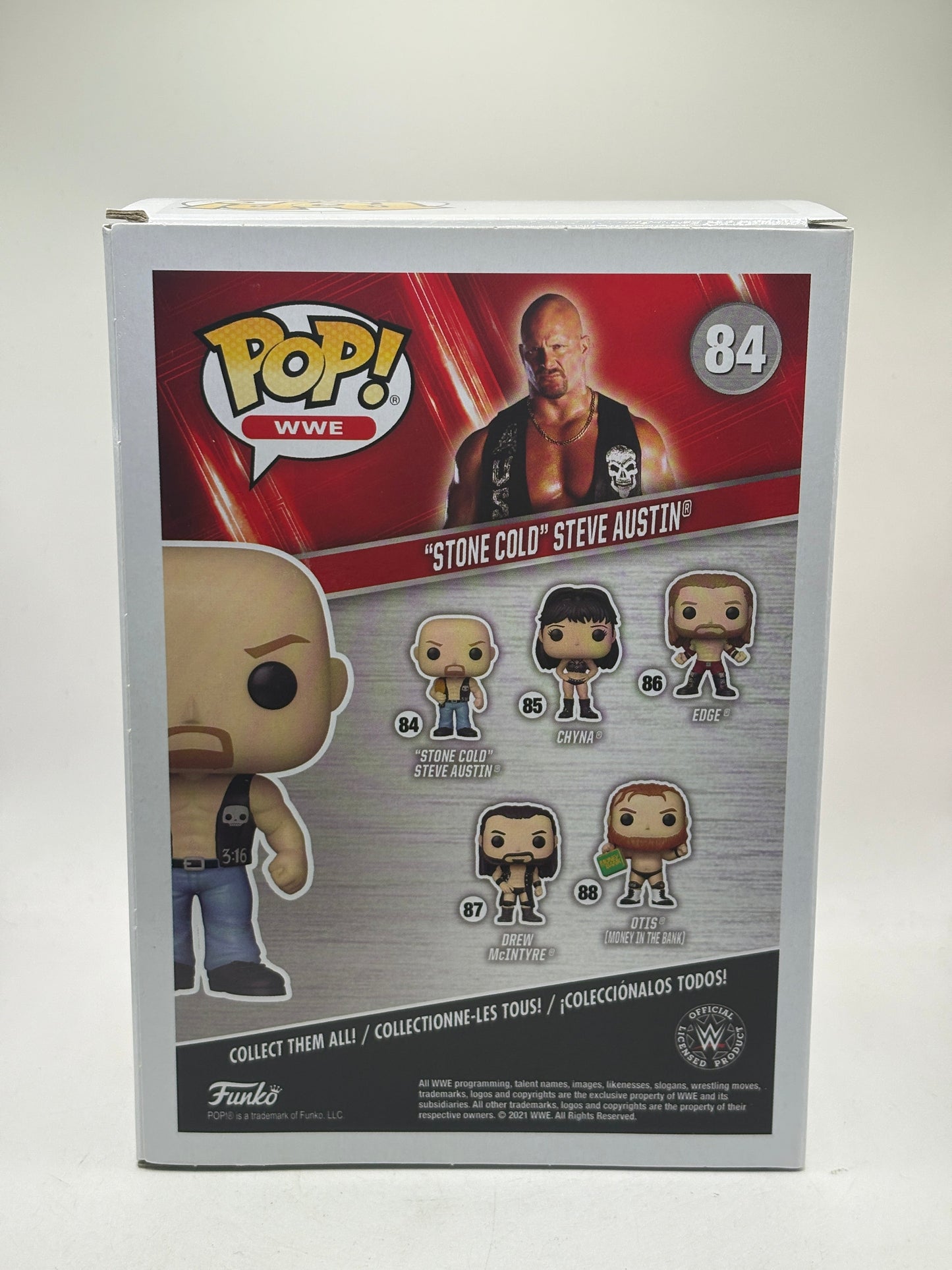 Funko POP! WWE #84 Stone Cold Steve Austin Signed with JSA Certification FRENLY BRICKS - Open 7 Days